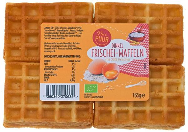 Produktfoto zu Dinkel Frischei-Waffeln