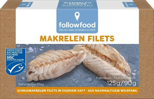 Produktfoto zu Makrelen Filets natur