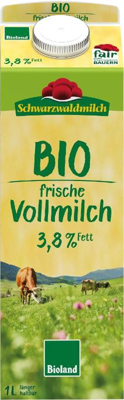 Produktfoto zu Frische Vollmilch 3,8%