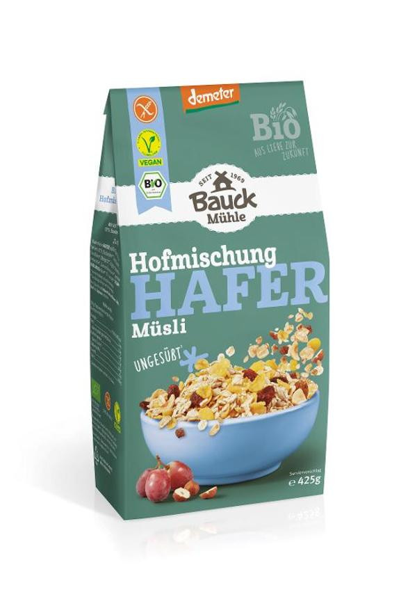 Produktfoto zu Hafer Müsli Hofmischung ungesüßt