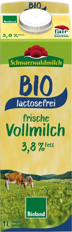 Produktfoto zu Frische Vollmilch 3,8% - lactosefrei