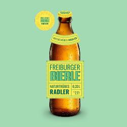 Produktfoto zu Freiburger Bierle naturtrübes Radler