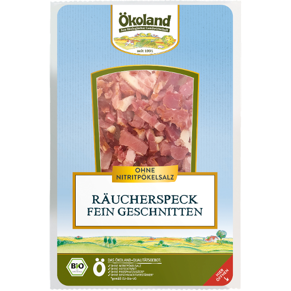 Produktfoto zu Räucherspeck fein geschnitten