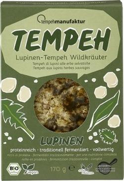 Produktfoto zu Tempeh Lupine Wildkräuter