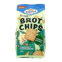 Produktfoto zu Brot Chips Knoblauch & Kräuter