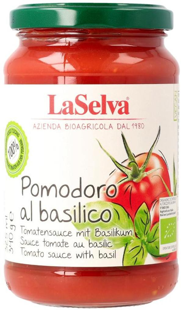 Produktfoto zu Tomatensauce mit Basilikum