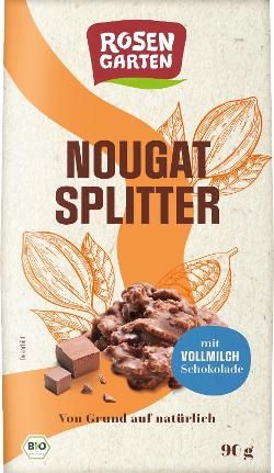 Produktfoto zu Nougat Splitter Vollmilch