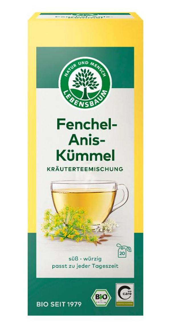 Produktfoto zu  Fenchel-Anis-Kümmel - 20 Teebeutel