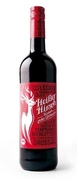 Produktfoto zu Heißer Hirsch - Glühwein rot