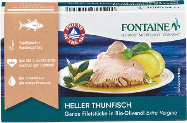 Produktfoto zu Heller Thunfisch in Olivenöl