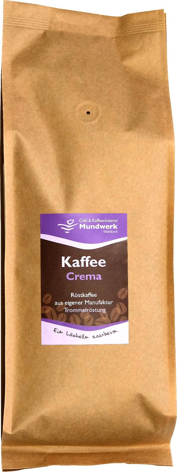 Produktfoto zu Kaffee Crema - ganze Bohne