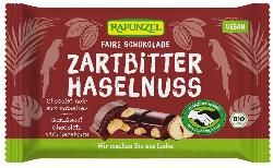 Produktfoto zu Zartbitter Schokolade Haselnuss